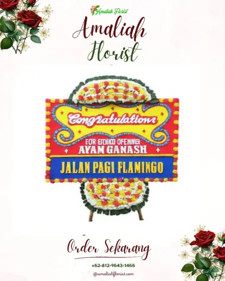 Sewa Papan Bunga Traveloka Campus